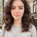 Fluffy Curly Shoulder