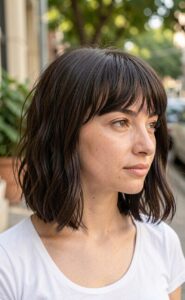 straight across shag