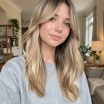 Blonde Ombre Curtain