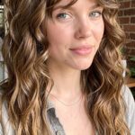 Curly Hair Curtain Bangs