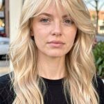 Curtain Bangs 70s Wavy Hair