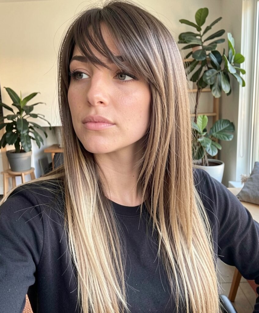 girls straight long cut