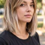 Choppy End Bangs Bob