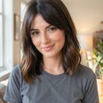 Shiny Bang Chop Hair