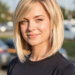 Side Bang Medium Bob