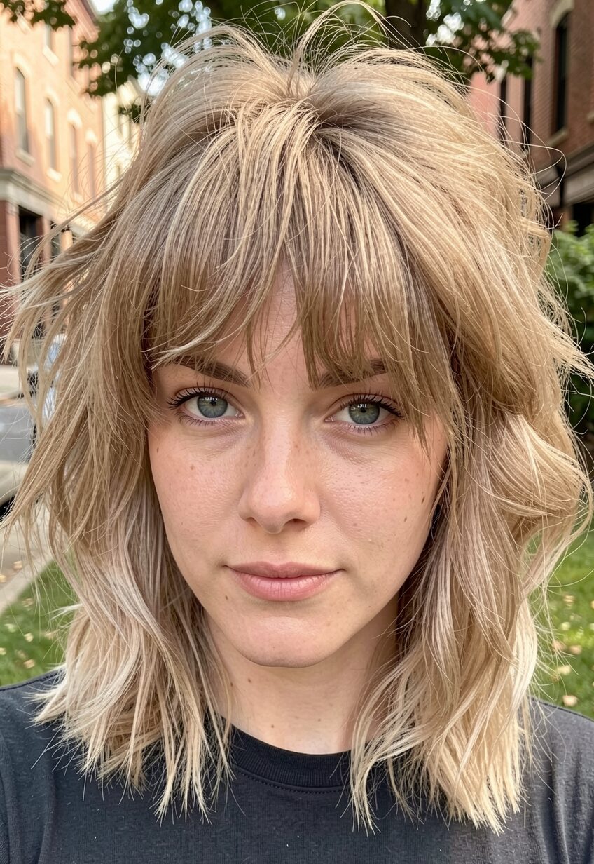 voluminous short shag