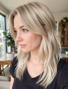 medium length shag short