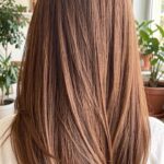 Toffee Balayage Brown Hair Straight