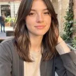 Curtain Bangs Short Hair Highlights