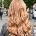 Light Strawberry Blonde Hair Peach Color