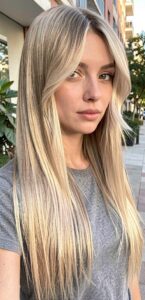 sandy hair with lighter front