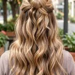 Voluminous Half Up Half Down