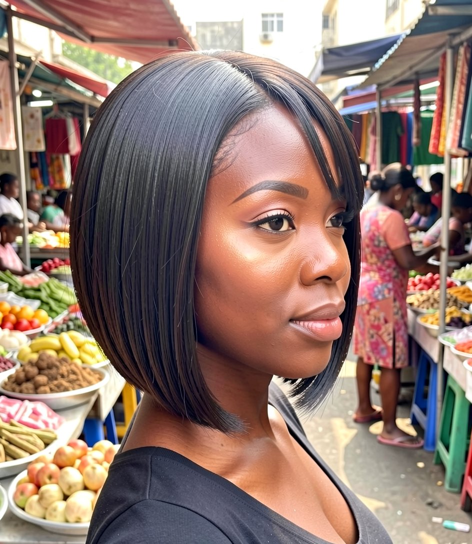 Choppy Layers With Bangs
