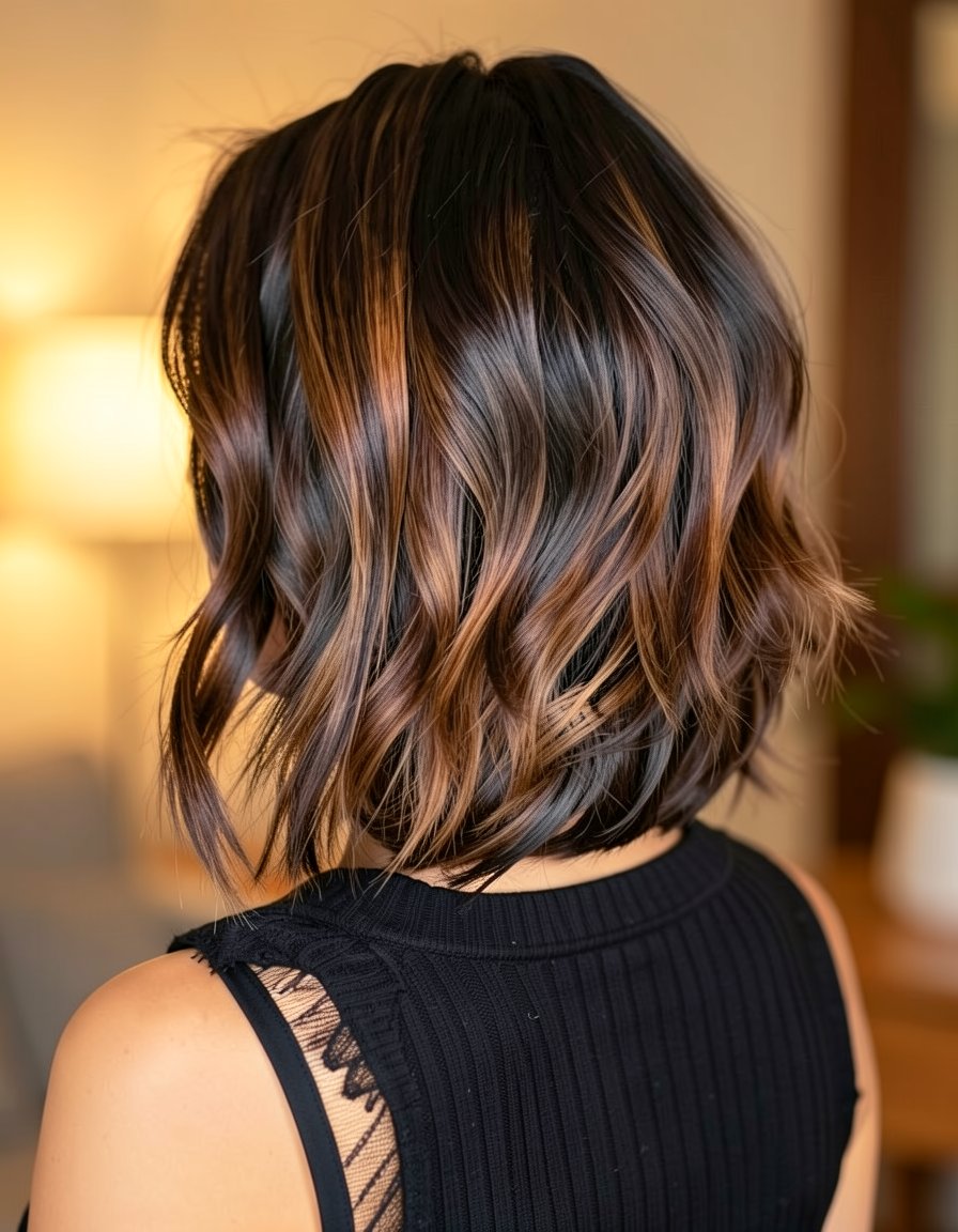 Layered A-Line Lob