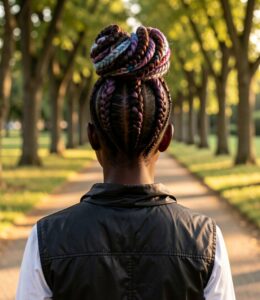 35-natural-hairstyles-for-blac-little-color-extension-feed-in-braids-31