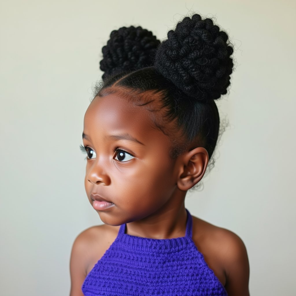 Pigtails and baby hair