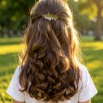 Cottagecore Hairstyles Half Up Half Down With Soft Curls 29