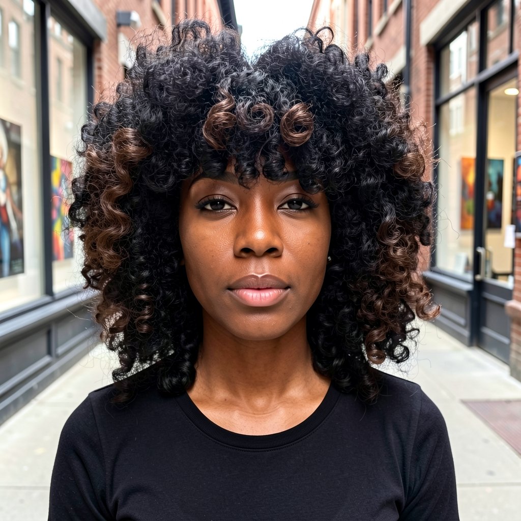 Big Bold Curls Croshay Braids