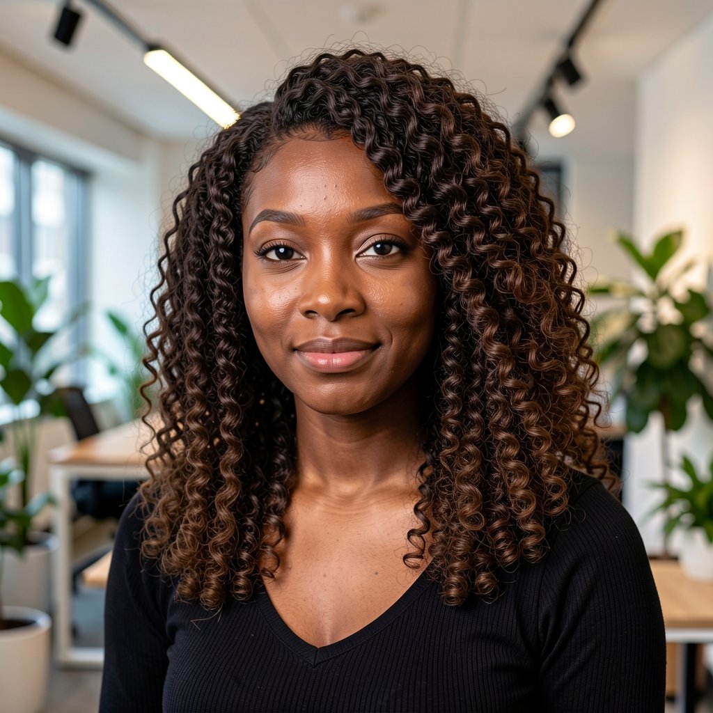 Dirty Brown Crochet Curls
