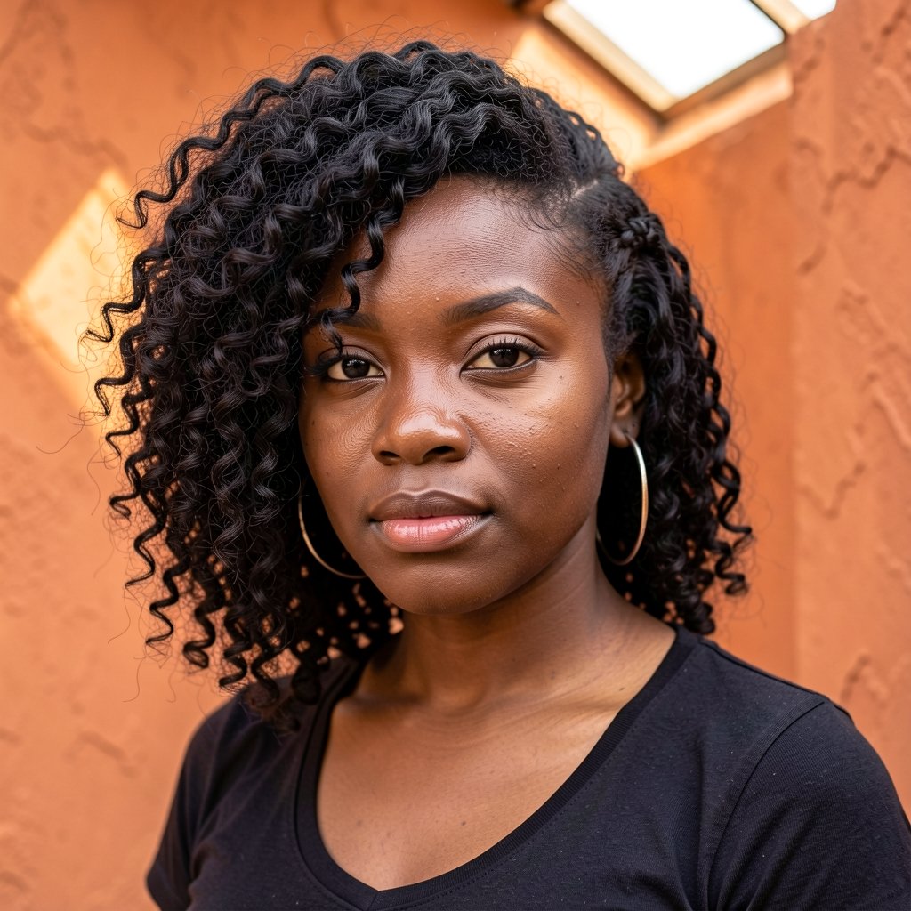 Faux Undercut Crotchet Hair