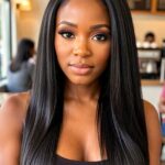 Crochet Braids Hairstyles Long Sleek Amp Straight Crochet Braids O 14