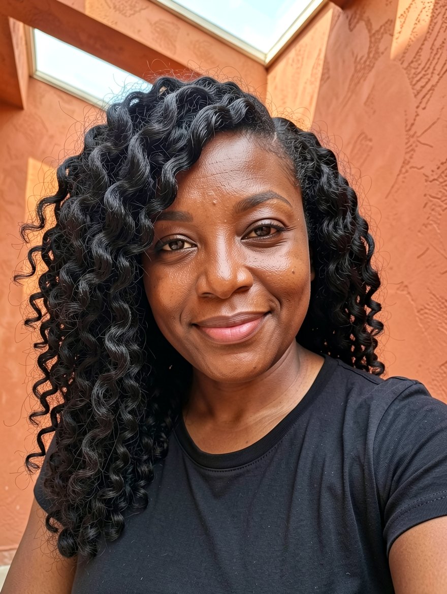 Natural Coily Crochet Braids