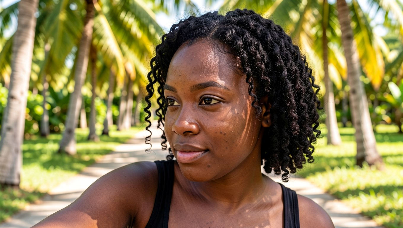 Simple Ponytail Crotchet Hair
