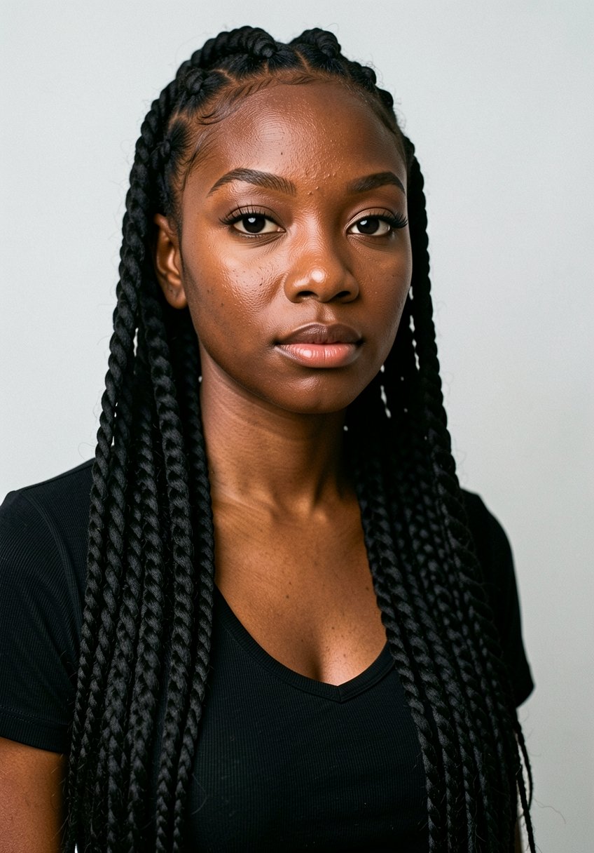 Thin Senegalese Twists