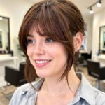 Curtain Bangs Bob With Breezy Curtain Bangs 40