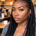 Fulani Braids Shoulder Grazing Short Box Braids 07
