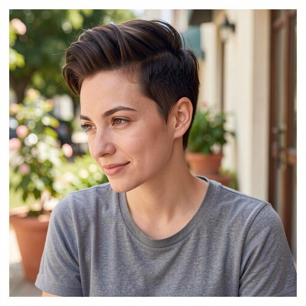 Undercut Penteado para Cima