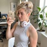 Lesbian Haircuts High Wavy Undercut 29