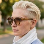 Lesbian Haircuts Platinum Undercut 12 2