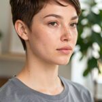 Lesbian Haircuts Side Parted Taper Cut 16 2