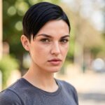 Lesbian Haircuts Sleek Comb Over 19