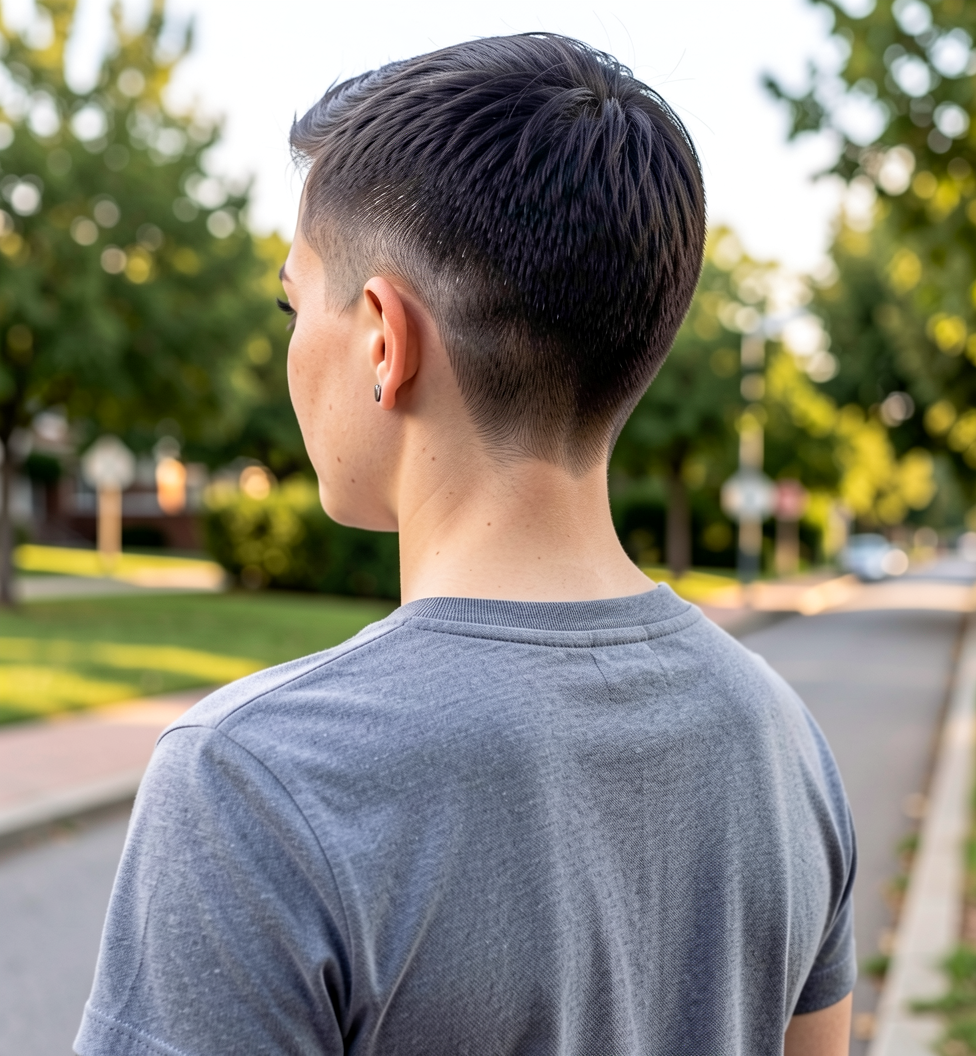 Bob con Undercut Liso