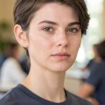 Lesbian Haircuts Soft Parted Style 21