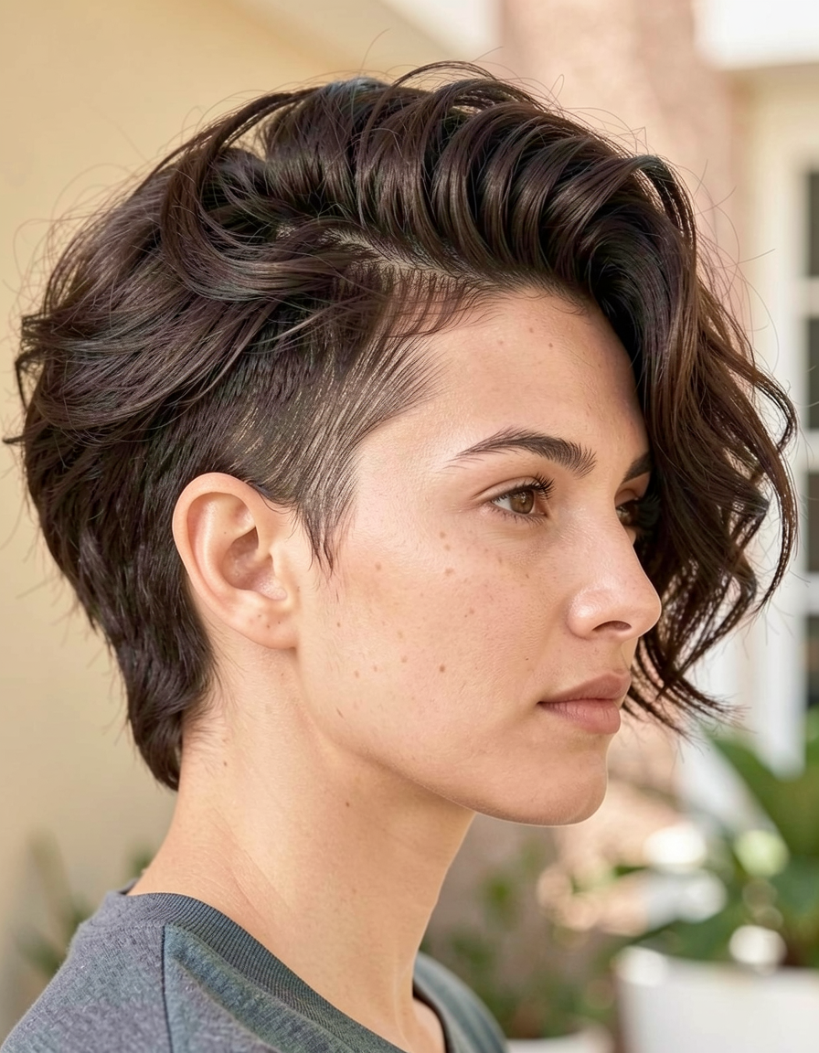 Corte Undercut Despenteado Suave