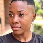 Lesbian Haircuts Taper Fade With Razor Line 12