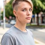 Lesbian Haircuts Two Color Pixie 17