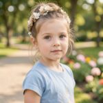Little Girl Updos Flower Bun 17