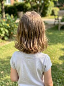 little-girl-updos-messy-high-bun-07