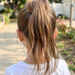 Little Girl Updos Middle Part Braided Bun 33
