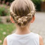 Little Girl Updos Milkmaid Braids 29
