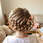 Little Girl Updos One Sided French Braid 30