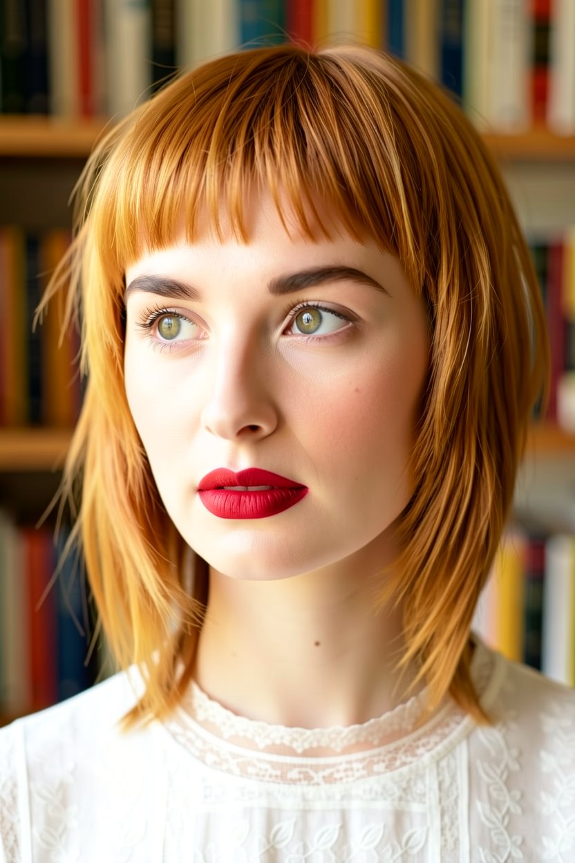 Croisement entre un Shag et une Coupe Pageboy