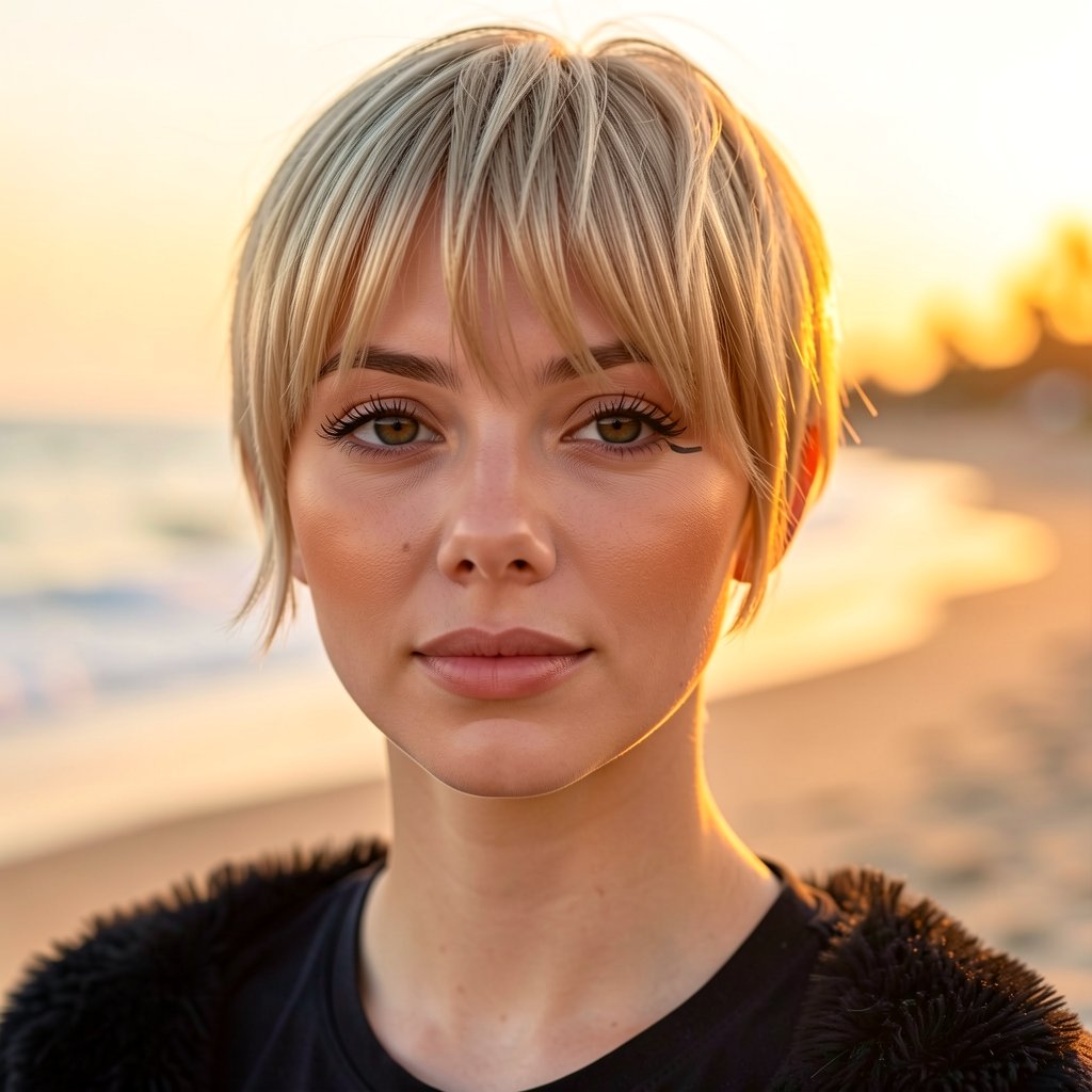 Pageboy Court pour Cheveux Fins