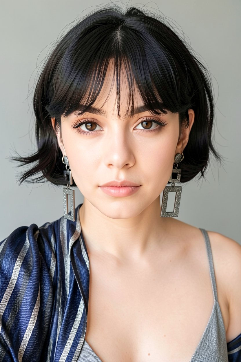 Carré Pageboy Lisse au Menton