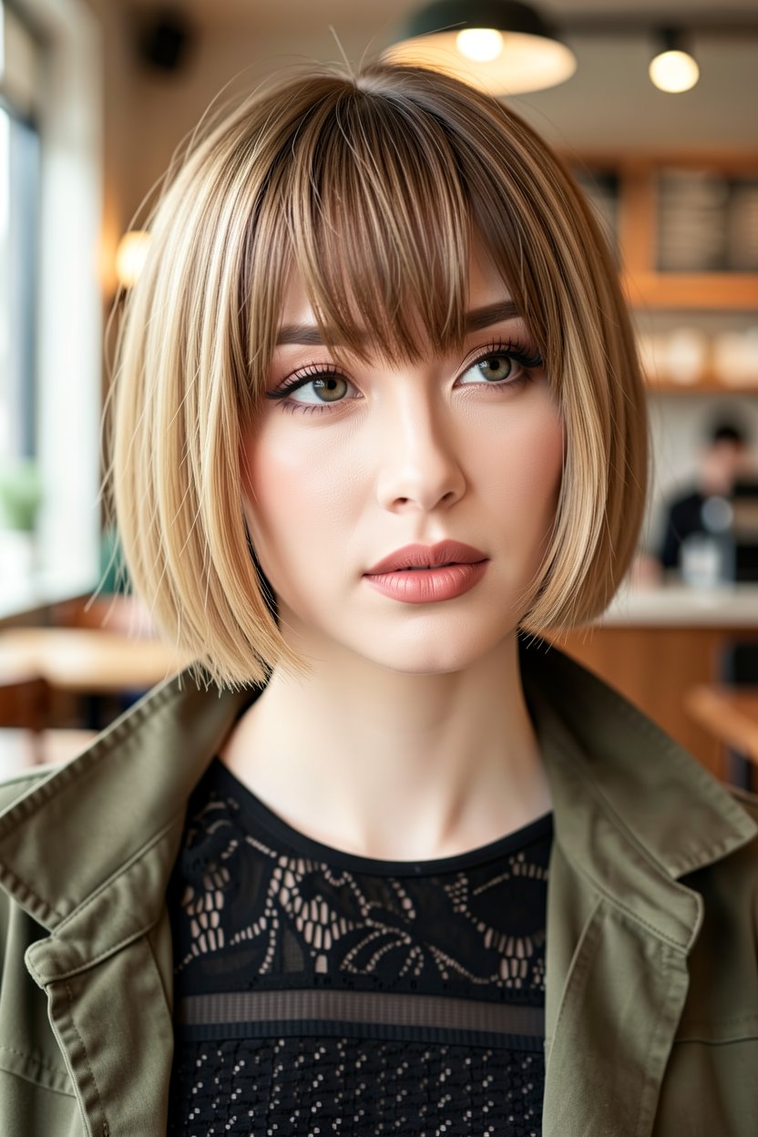 Coupe Franche avec Texture