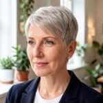 Pixie Haircuts For Older Women Shorter On The Side Pixie 23